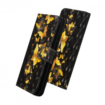 Xiaomi Redmi 6A Hülle Gelbe Schmetterlinge