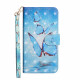 Xiaomi Redmi 6A Hülle Blaue fliegende Schmetterlinge
