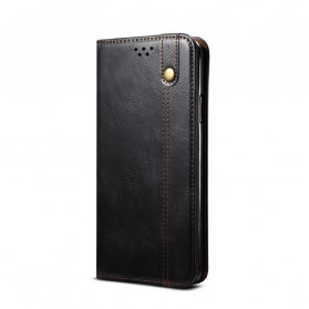 Flip Cover OnePlus 9 Pro Kunstleder Gewachst