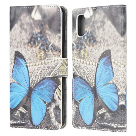 Samsung Galaxy XCover 5 Schmetterling Hülle Blau