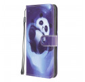 Samsung Galaxy XCover 5 Panda Space Tasche mit Riemen