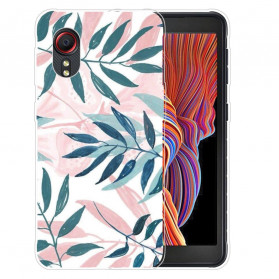 Hülle Samsung Galaxy XCover 5 Blätter