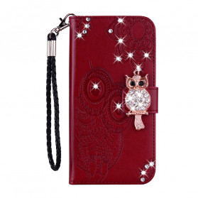 Samsung Galaxy XCover 5 Hülle Eule Mandala und Charm
