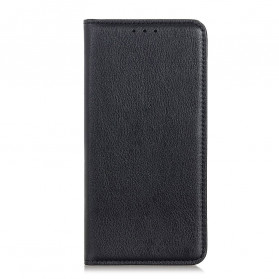 Flip Cover Samsung Galaxy XCover 5 Leder Litchi Schlitz Eleganz