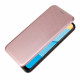 Flip Cover Oppo A15 Silikon Carbon Farbig