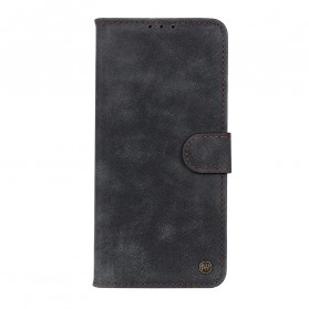 Hülle Samsung Galaxy XCover 5 Style Vintage Leder Niete