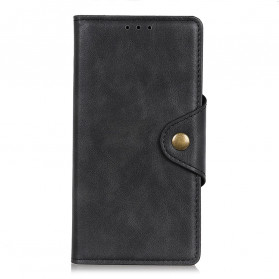 Hülle Samsung Galaxy XCover 5 Kunstleder Vintage Button