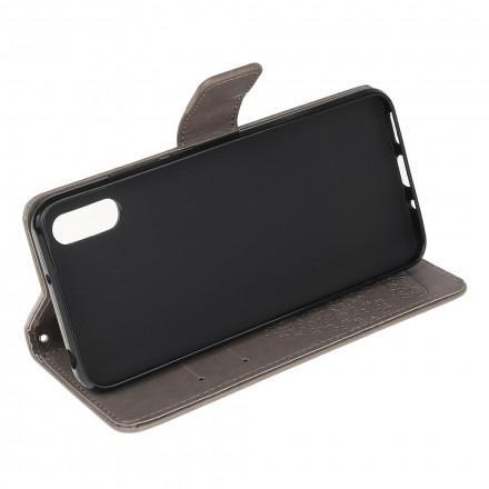 Samsung Galaxy XCover 5 Hülle Baum und Eulen mit Riemen
