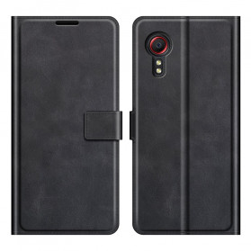 Hülle Samsung Galaxy XCover 5 Lederoptik Design
