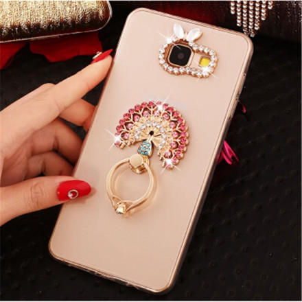 Ring Halter Diamanten Mauve Smartphone