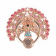 Ring Halter Diamanten Mauve Smartphone