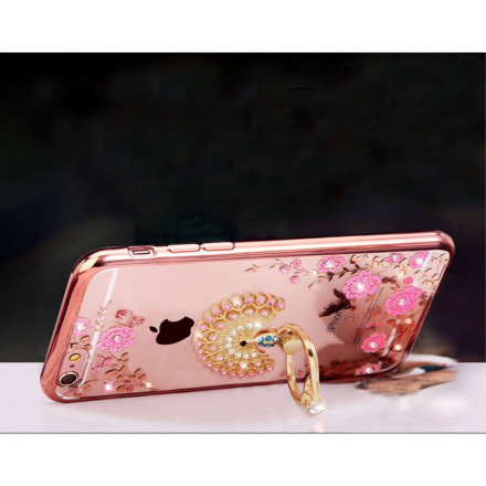 Ring Halter Diamanten Mauve Smartphone