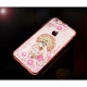Ring Halter Diamanten Mauve Smartphone