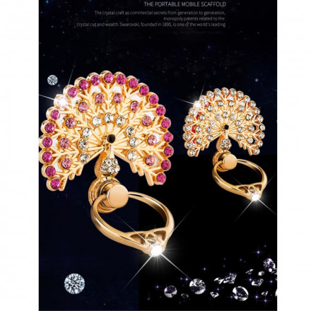 Ring Halter Diamanten Mauve Smartphone