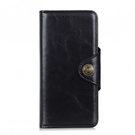 Hülle Samsung Galaxy XCover 5 Kunstleder Knopf Vintage