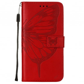Samsung Galaxy XCover 5 Schmetterling Design Tasche mit Riemen
