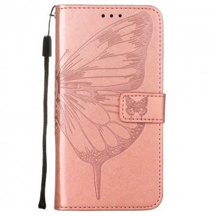 Samsung Galaxy XCover 5 Schmetterling Design Tasche mit Riemen
