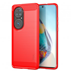 Huawei P50 Pro Kohlefaser Cover Gebürstet MOFI