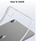iPad Pro 12.9" Cover (2021) (2020) (2018) Silikon Transparent