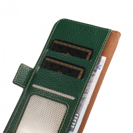 Sony Xperia 1 III Hülle Litschi-Leder KHAZNEH RFID