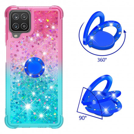 Samsung Galaxy A12 / M12 Glitter Ring-Halterung Cover