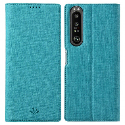 Flip Cover Sony Xperia 1 III Texturiert VILI DMX