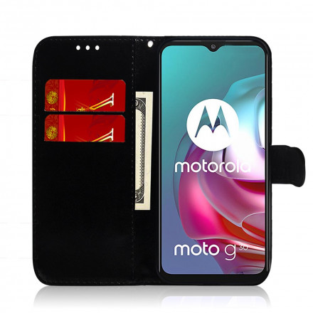 Hülle Moto G30 / Moto G10 Kunstleder Cover Mirror