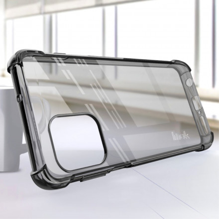 Transparentes Moto G100 Cover mit IMAK Displayfolie