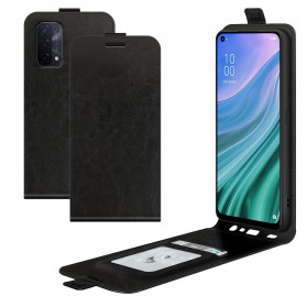 Oppo A54 5G / A74 5G Hülle Vertikale Klappe Lederoptik