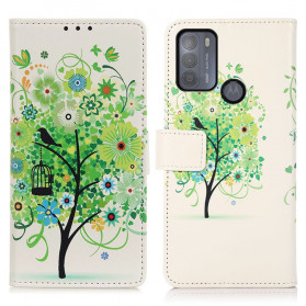 Hülle Moto G50 Bunter Baum