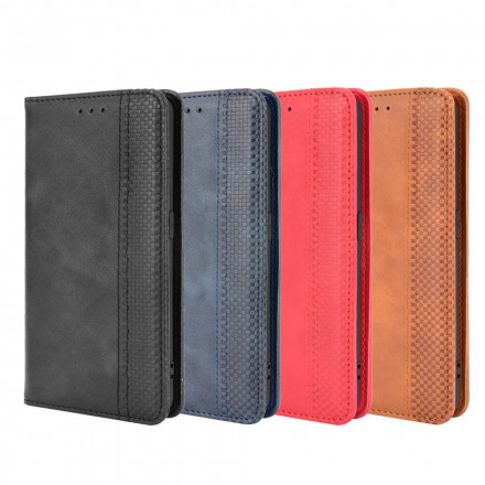 Flip Cover Oppo A94 5G Vintage Styled Leather Effect