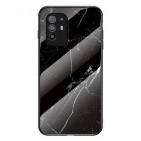 Oppo A94 5G Panzerglas Marble Colors Cover