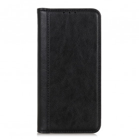 Flip Cover Moto G50 Version Leder Litchi Split