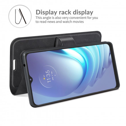 Hülle Moto G50 Style Leder Design