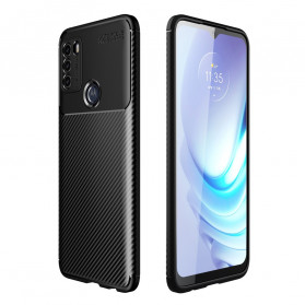 Moto G50 Flexible Kohlefaser Texture Cover