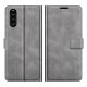 Sony Xperia 10 III Tasche Lederoptik Schlank Extrem