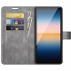 Sony Xperia 10 III Tasche Lederoptik Schlank Extrem