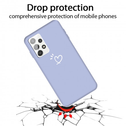 Samsung Galaxy A32 4G Silikon Cover Klingendes Herz