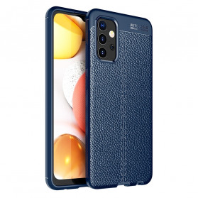 Samsung Galaxy A32 4G Hülle in Lederoptik Litchi Double Line