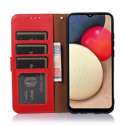 Samsung Galaxy A32 4G Style Litchi RFID Hülle KHAZNEH Samsung Galaxy A32 4G Style Litchi RFID Hülle KHAZNEH