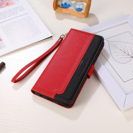 Samsung Galaxy A32 4G Style Litchi RFID Hülle KHAZNEH Samsung Galaxy A32 4G Style Litchi RFID Hülle KHAZNEH