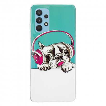 Samsung Galaxy A32 4G Cover Hund Fluoreszierend