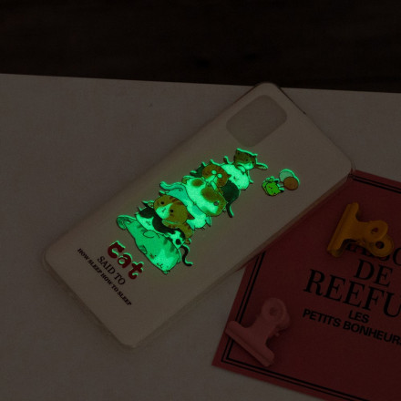 Samsung Galaxy A32 4G Cats Fluoreszierendes Cover