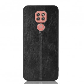Moto G9 Play Cover Lederoptik Naht