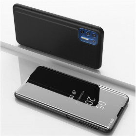 View Cover Moto G9 Plus Spiegel und Kunstleder
