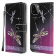 Samsung Galaxy A22 5G Tasche Libellen mit Riemen