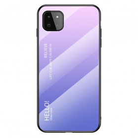 Samsung Galaxy A22 5G Panzerglas Cover Hello