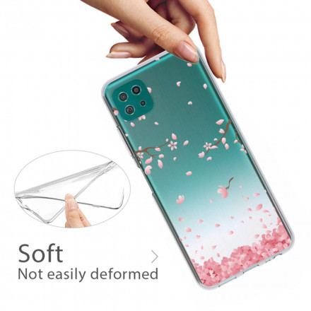Samsung Galaxy A22 5G Cover Kleine Blütenblätter