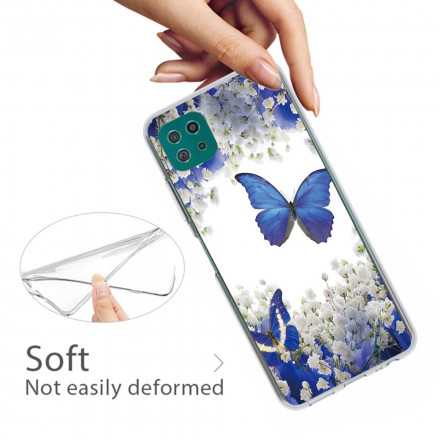 Samsung Galaxy A22 5G Schmetterlinge Design Cover