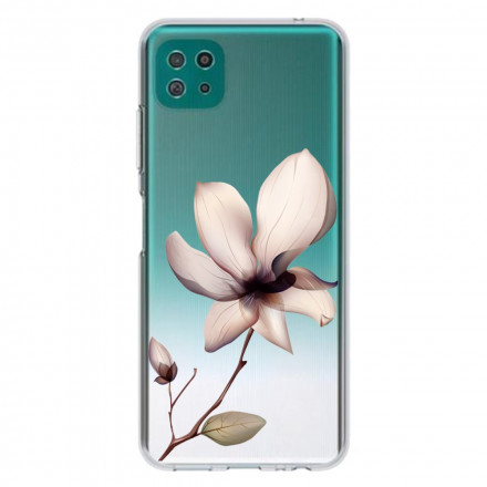 Samsung Galaxy A22 5G Hülle Blumen Premium